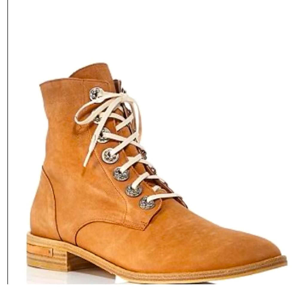 Freda Salvador Ralf Tan Suede Boots Flat 9 1/2
